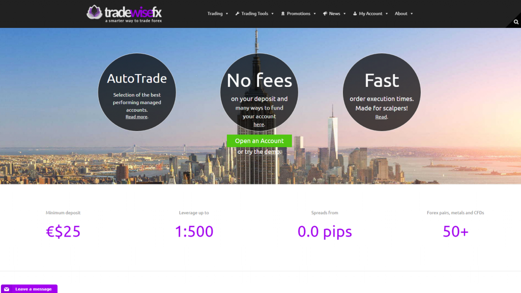 Логотип брокера TradeWiseFx